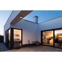 SLV 1000339 ROX CEILING OUT, TCR-TSE, Outdoor Deckenleuchte, alu gebürstet, max.11W, IP44