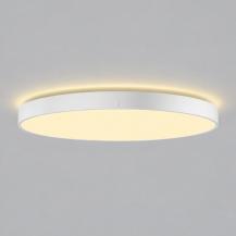 SLV 1007315 MEDO PRO 90 LED-Deckenaufbauleuchte 74 W, 11000–11200 lm, 3000/4000 K, CRI 90, phasenabschnittdimmbar, Ø 900 mm, Weiß/Weiß