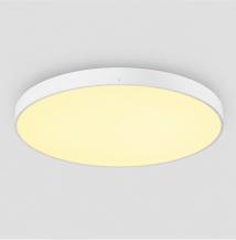 SLV 1007313 MEDO PRO 90 LED-Deckenaufbauleuchte 74 W, 9400–9700 lm, 3000/4000 K, CRI 90, phasenabschnittdimmbar, Ø 900 mm, Weiß/Weiß