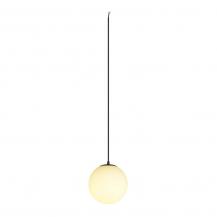 SLV 1008139 SUN 20, Pendelleuchte, E27, offenes Kabelende, 1x max. 40 W, matt schwarz