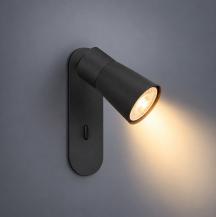 SLV 1008300 PURI 2.0 Cone, Wand- und Deckenaufbauleuchte, Schalter, rechteckig, 1x max. 6 W GU10, schwarz