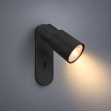 SLV 1008296 PURI 2.0 Tube, Wand- und Deckenaufbauleuchte, Schalter, rechteckig, 1x max. 6 W GU10, schwarz