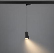 SLV 1008281 PURI 2.0 DOME Pendelleuchte 3-Phasen GU10 schwarz/schwarz