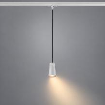 SLV 1008261 PURI 2.0 CONE 1-Phasen-Pendelleuchte GU10, 6W, 200 cm, Grau