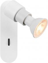 SLV 1008230 PURI 2.0 Basic, Wand- und Deckenaufbauleuchte, Schalter, rund, 1x max. 6 W GU10, weiß