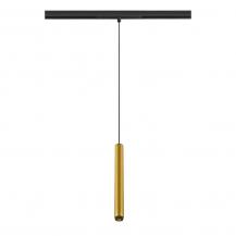 SLV 1008468 GRIP! S, 48V Pendelleuchte, Pendellänge 200 cm, 2000-3000 K, 29°, DALI, Dim-to-Warm, gold / schwarz