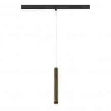 SLV 1008462 GRIP! S, 48V Pendelleuchte, Pendellänge 200 cm, 3000 K, 29°, DALI, bronze / schwarz