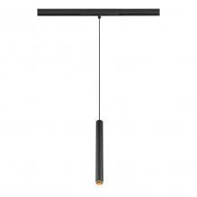 SLV 1008461 GRIP! S, 48V Pendelleuchte, Pendellänge 200 cm, 3000 K, 29°, DALI, schwarz / gold