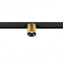 SLV 1008959 FIX-IT!, 48V, DALI, rund, Surface mounted track, Spot, 2700K, 6.6 W, 36°, gold / schwarz