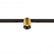 SLV 1008951 FIX-IT!, 48V, DALI, rund, Standard track, Spot, 3000K, 6.6 W, 36°, gold / schwarz