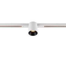 SLV 1008949 FIX-IT!, 48V, DALI, rund, Standard track, Spot, 3000K, 6.6 W, 36°, weiß / schwarz