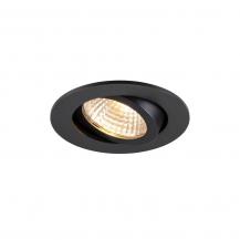 SLV 1009023 NEW TRIA® 68 Deckeneinbauleuchte rund 7,5W 3000K schwarz PHASE AIRTIGHT