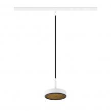 SLV 1009019 GRIP! FLAT 48V Pendelleuchte DALI 2700/3000K weiß/schwarz – moderne LED Pendelleuchte für 48V System