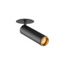 SLV 1009086 GRIP M LED Deckeneinbauleuchte 14W 2700K Schwarz Gold 42° CRI90 dimmbar modernes Design