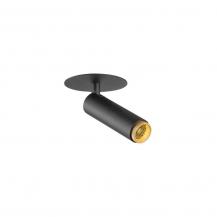 SLV 1009055 GRIP! S Deckeneinbauleuchte 10W 3000K 29° CRI90 Ø 6,8 cm dimmbar schwarz/gold