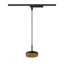 SLV GRIP! FLAT 1009133 – 1~ Pendelleuchte schwarz/gold 2700/3000K CRI90 200 cm dimmbar