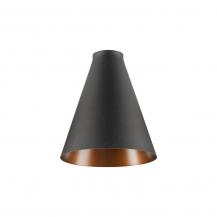 SLV 1010084 LALU® CONE 15 E27 MIX&MATCH LEUCHTENSCHIRM 17CM SCHWARZ/BRONZE – dekorativer Lampenschirm