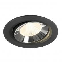 SLV 1009851 NUMINOS MOVE L Deckeneinbauleuchte schwarz/chrom 4000K 40° CRI90 -  Einbau Ø 14,5cm