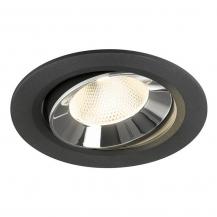 SLV 1009848 NUMINOS MOVE L Deckeneinbauleuchte schwarz/chrom 4000K 20° CRI90 -  Einbau Ø 14,5cm