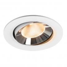 SLV 1009821 NUMINOS MOVE L Deckeneinbauleuchte weiß/chrom 2700K 20° CRI90 -  Einbau Ø 14,5cm