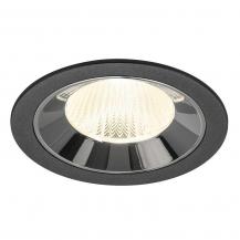 SLV 1009794 NUMINOS® L Deckeneinbauleuchte schwarz/chrom 4000K 20° CRI90 , Einbau Ø 12cm