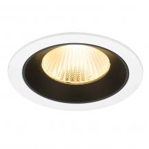 SLV 1009786 NUMINOS® L Deckeneinbauleuchte weiß/schwarz 3000K 40° CRI90 , Einbau Ø 12cm