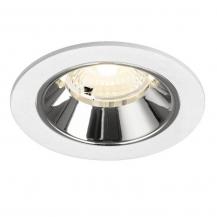 SLV 1009483 NUMINOS® S Deckeneinbauleuchte weiß/chrom 4000K 40° CRI90 , Einbau Ø 6,8cm