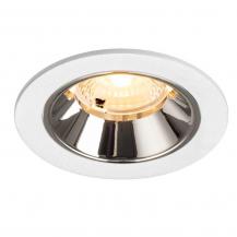 SLV 1009465 NUMINOS® S Deckeneinbauleuchte weiß/chrom 3000K 40° CRI90 , Einbau Ø 6,8cm