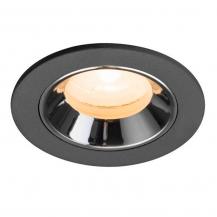 SLV 1009279 NUMINOS® XS Deckeneinbauleuchte schwarz/chrom 2700K 55° CRI90, Einbau Ø 5,5cm