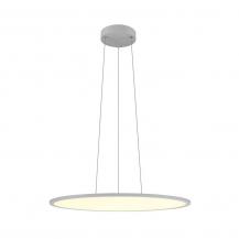 SLV 1010429 PANEL 60 – runde LED Pendelleuchte DALI 29W 3000/4000K grau UGR<19