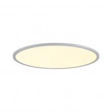 SLV 1010423 PANEL 60 – runde LED Deckenaufbauleuchte PHASE 29W 3000/4000K grau UGR<19