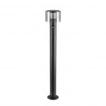 SLV 1010201 TAHA II 90 Stehleuchte SENSOR 10W 2200/2700K IP54 schwarz – hohe Außen-Stehleuchte mit Bewegungsmelder