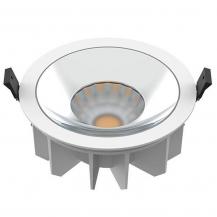 SLV 1010764 DOWNLIGHT P 165 30 HG 840 60 ML DALI WH IP54 – 5W LED Einbaudownlight 4000K 60° weiß CRI80 DALI - Einbaudurchmesser: 15 cm