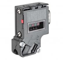 Siemens SIMATIC DP 6ES7972-0BA42-0XA0 PROFIBUS Anschlussstecker – FastConnect Stecker bis 12 MBit/s mit schrägem Kabelabgang und Abschlusswiderstand