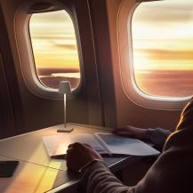 Sigor Akku-Tischleuchte Nuindie pocket 210mm nebelgrau 1,4W Flex-Mood 2200K/2700K IP54 Ra85 USB-C dim