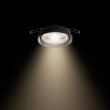 Sigor Nivo Einbaubauleuchte fix 111mm 36° schwarz 14W 3000-1800K DTW IP30 950lm Ra90