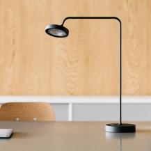 Sigor Nivo Tischleuchte 50° schwarz 14W 3000-1800K DTW IP30 800lm Ra90