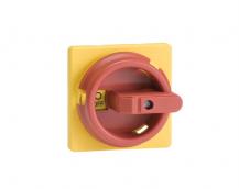 ABB OZ331SPRY Rundgriff rot-gelb Wellen-ø 6 mm IP65 für Lasttrennschalter Trägerplatten und DIN-Schienenmontage