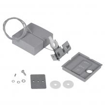 Siteco Vega® 11 Seilabhängung mit Baldachin, grau, eckig, Abhängehöhe bis zu 1,2m