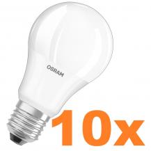 10 x Osram E27  LED VALUE A40 Lampe Warmweiß 2700K 4,9 W wie 40W Glühbirne