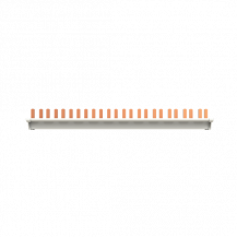 ABB PSc 1/24/10 N Phasenschiene 1-phasig+N, kürzbar, Endkappe PSc-END 12 Module, 24 Pins, 10 mm² Phasenfolge L1-N-L1-N-…0,5TE Abstände
