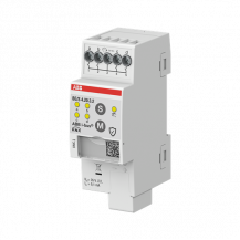 ABB BE/S4.20.3.2 Binäreingang, 4fach, Kontaktabfrage, manuelle Bedienung, REG
