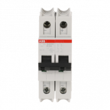 ABB SU202DC-K2 Sicherungsautomat K-Char., 14kA, 2A, 2P, UL489 für Gleichspannung bis 250 V DC