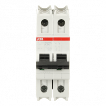 ABB SU202DC-K3 Sicherungsautomat K-Char., 14kA, 3A, 2P, UL489 für Gleichspannung bis 250 V DC