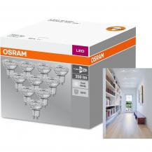 10er-PACK OSRAM LED BASE PAR16 GU10 LED Strahler 4.3W wie 50W 36° 4000K neutralweißes Licht GLAS