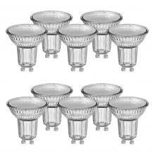 10er-PACK OSRAM LED BASE PAR16 GU10 LED Strahler 4.3W=50W 36° 2700K