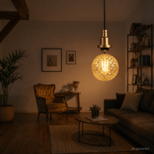 Osram E27  LED VINTAGE 1906 GLOBE Pinecone Filament Lampe 2400K extra warmweiß 4Watt wie 40Watt - Vintagedeko