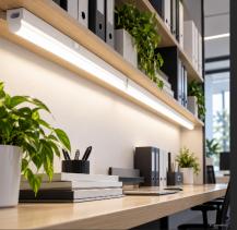 60cm LED Lichtleiste LEDVANCE Linear Compact Switch mit Schalter 8W 3000K warmweißes Licht - Unterbauleuchte