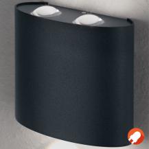 Osram LED Wandleuchte Endura Style UpDown DECO II in dunkelgrau IP44