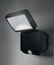 OSRAM Außenwandleuchte Battery LED Spotlight Single Schwarz IP54 - batteriebetrieben